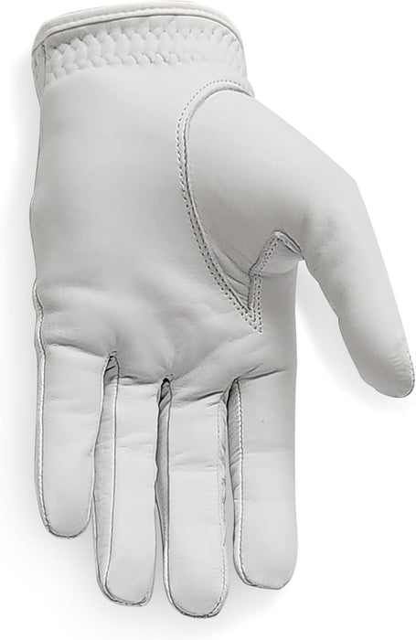 EagleGrip Golf Gloves – Left Hand Glove for Right-Handed Golfers, Soft Premium Cabretta Leather