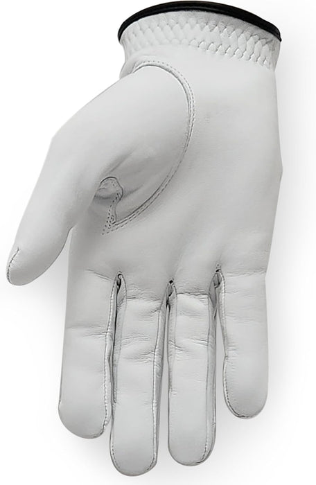 BirdieFlex Golf Gloves, Right Hand Glove for Left-Handed Golfer, Premium Quality Cabretta Leather