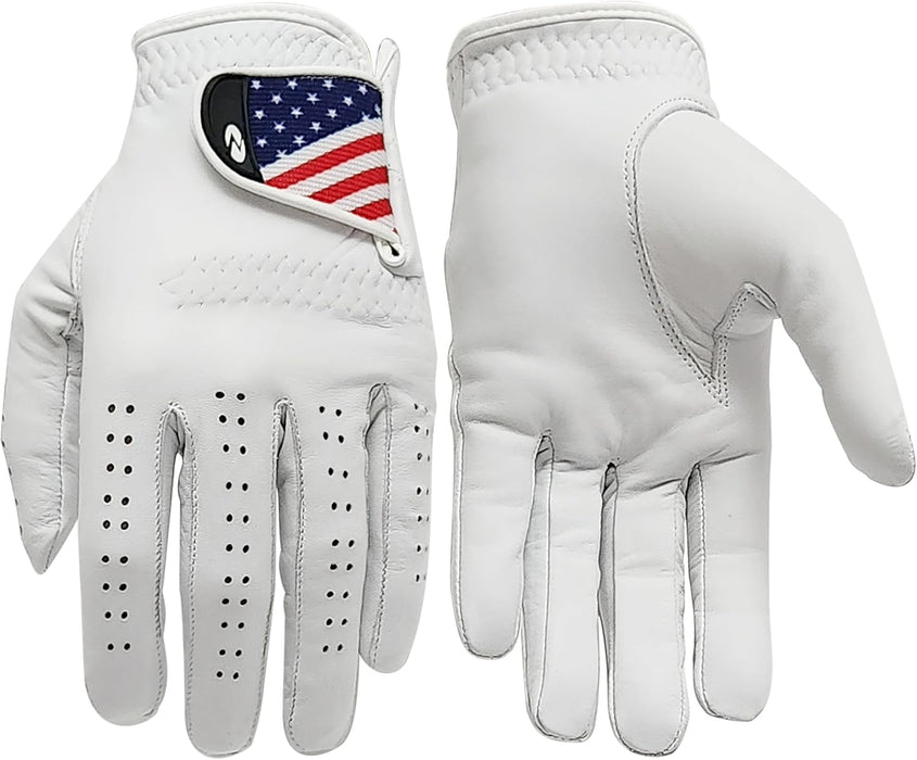 EagleGrip Golf Gloves – Left Hand Glove for Right-Handed Golfers, Soft Premium Cabretta Leather