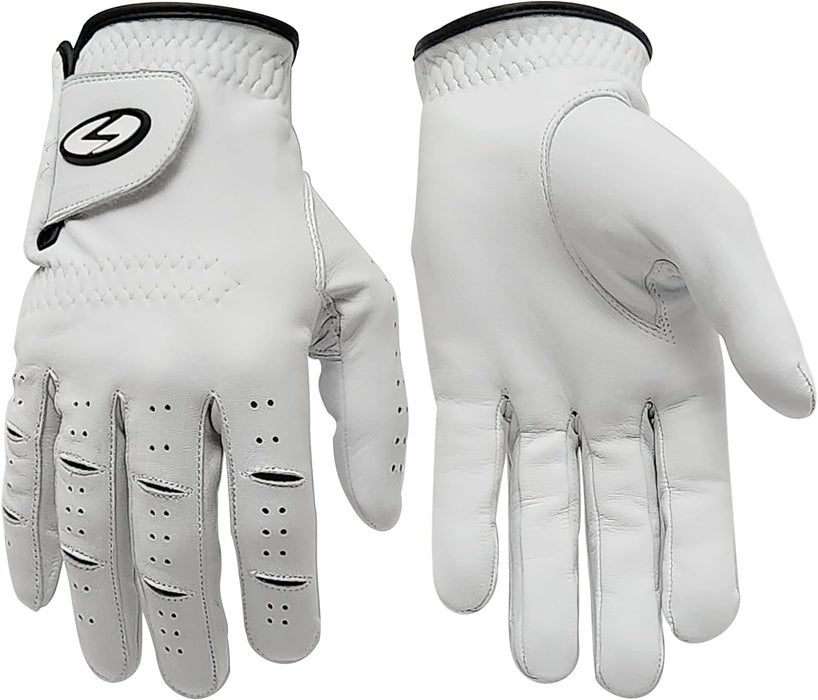 BirdieFlex Golf Gloves, Right Hand Glove for Left-Handed Golfer, Premium Quality Cabretta Leather