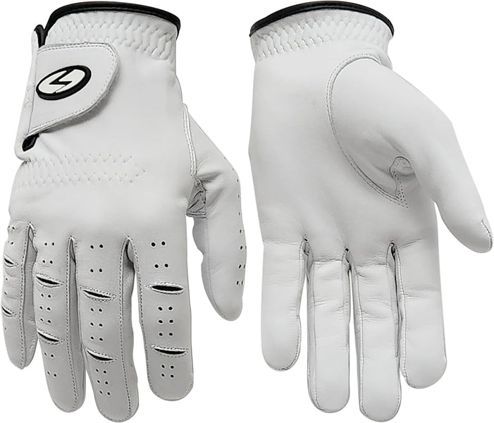 BirdieFlex Golf Gloves, Right Hand Glove for Left-Handed Golfer, Premium Quality Cabretta Leather