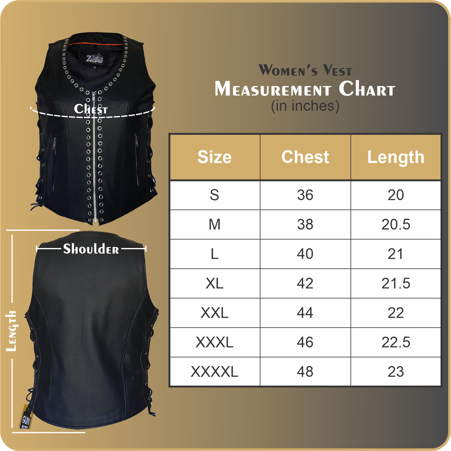 ANC–301 Leather Vest