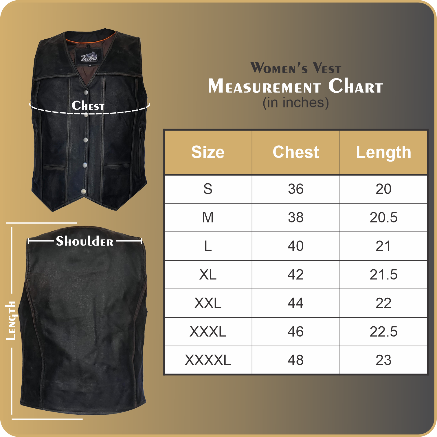 RB–311 Leather Vest