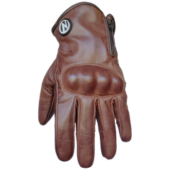 ZeeMen's BSP–02 Aniline Brown Leather Gloves