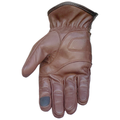 ZeeMen's BSP–02 Aniline Brown Leather Gloves