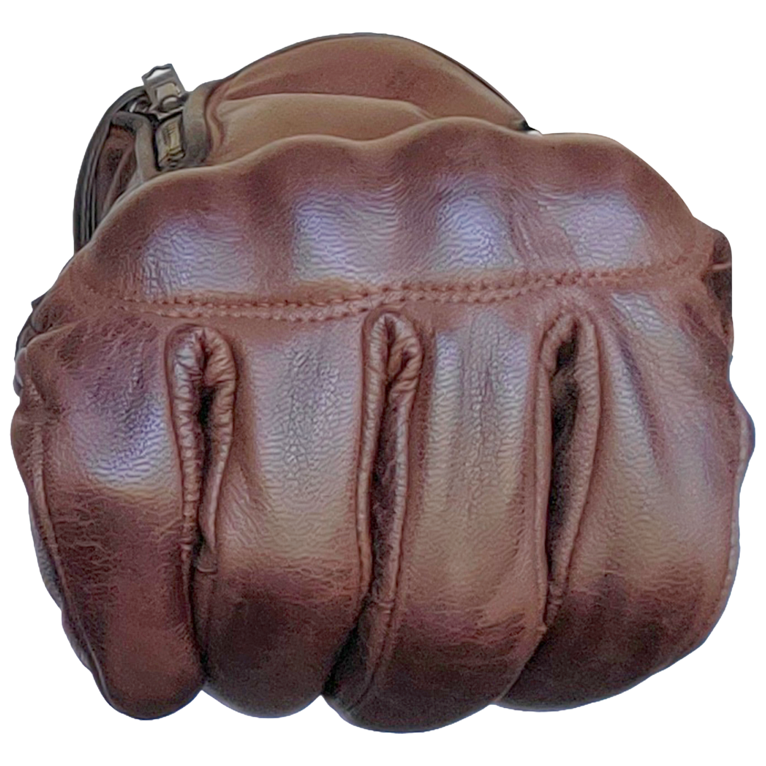 ZeeMen's BSP–02 Aniline Brown Leather Gloves