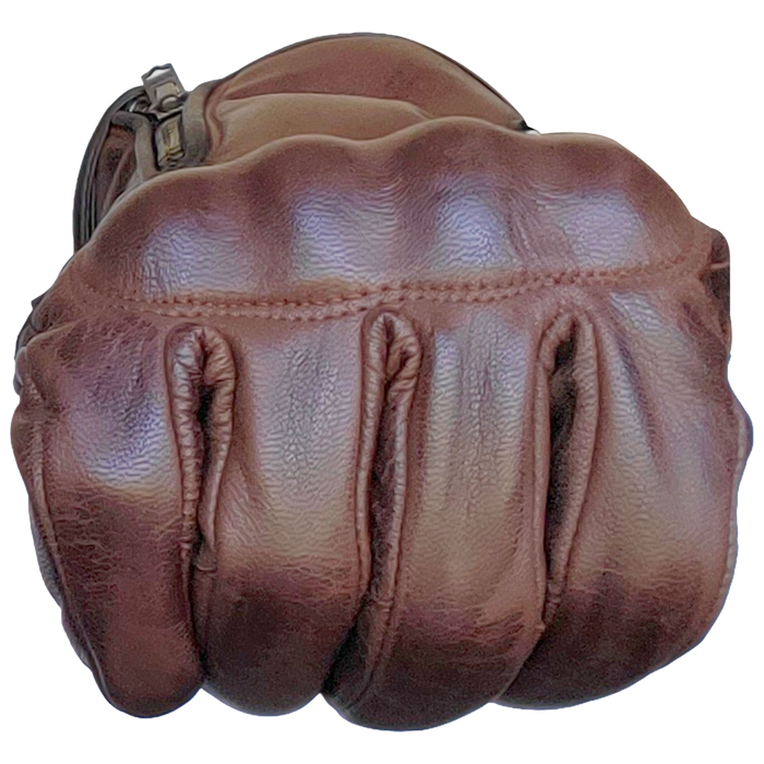 ZeeMen's BSP–02 Aniline Brown Leather Gloves