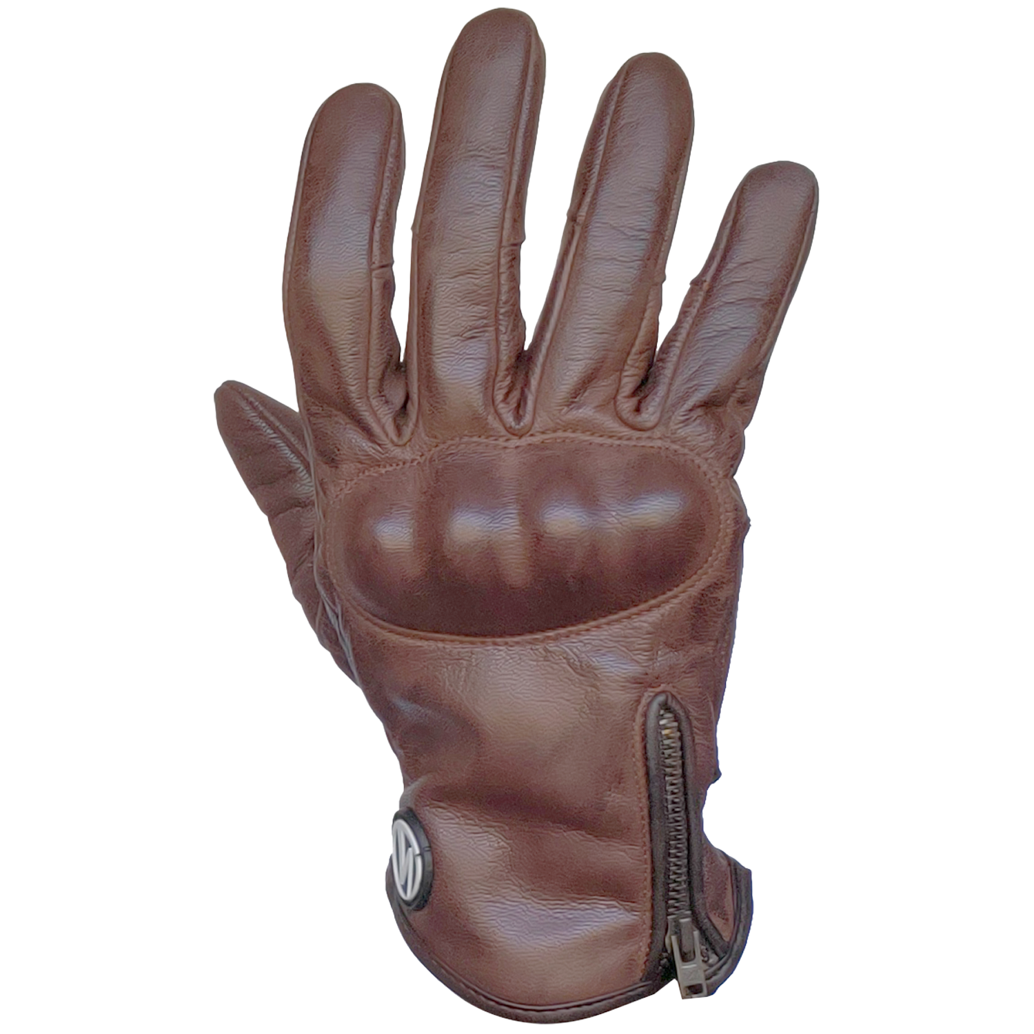 ZeeMen's BSP–02 Aniline Brown Leather Gloves