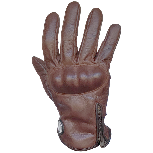 ZeeMen's BSP–02 Aniline Brown Leather Gloves