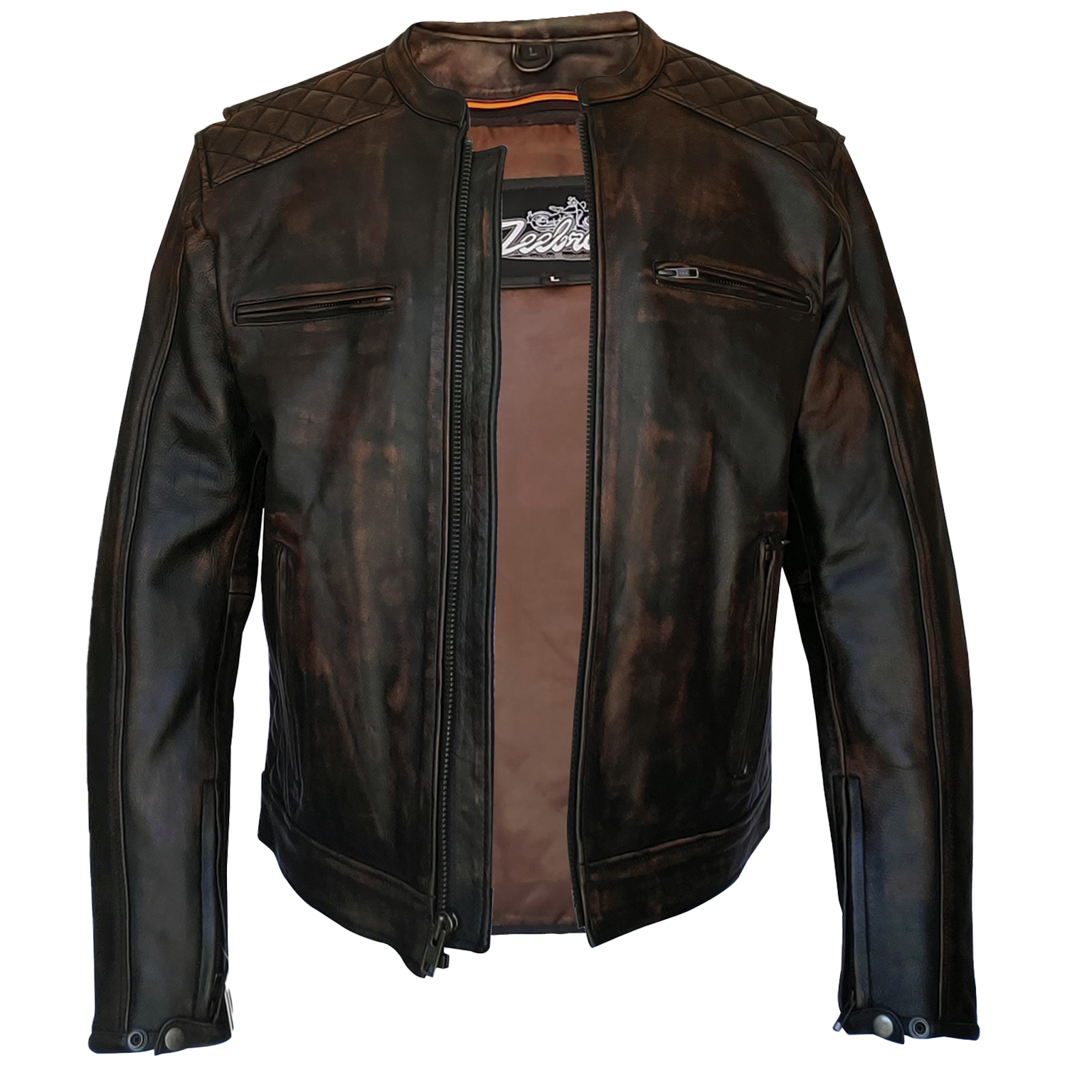 RBP–21 Brown Leather Jacket