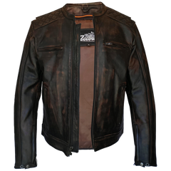RBP–21 Brown Leather Jacket