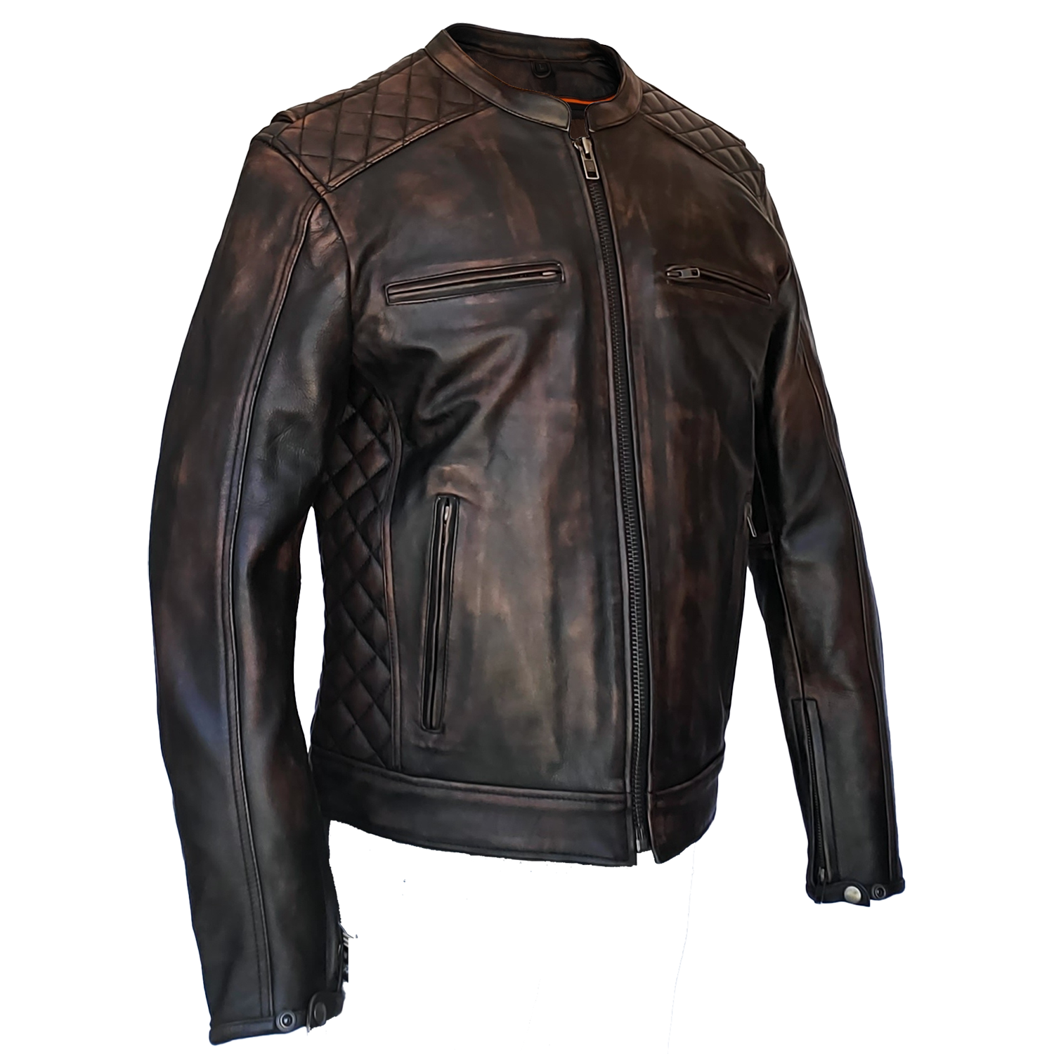 RBP–21 Brown Leather Jacket