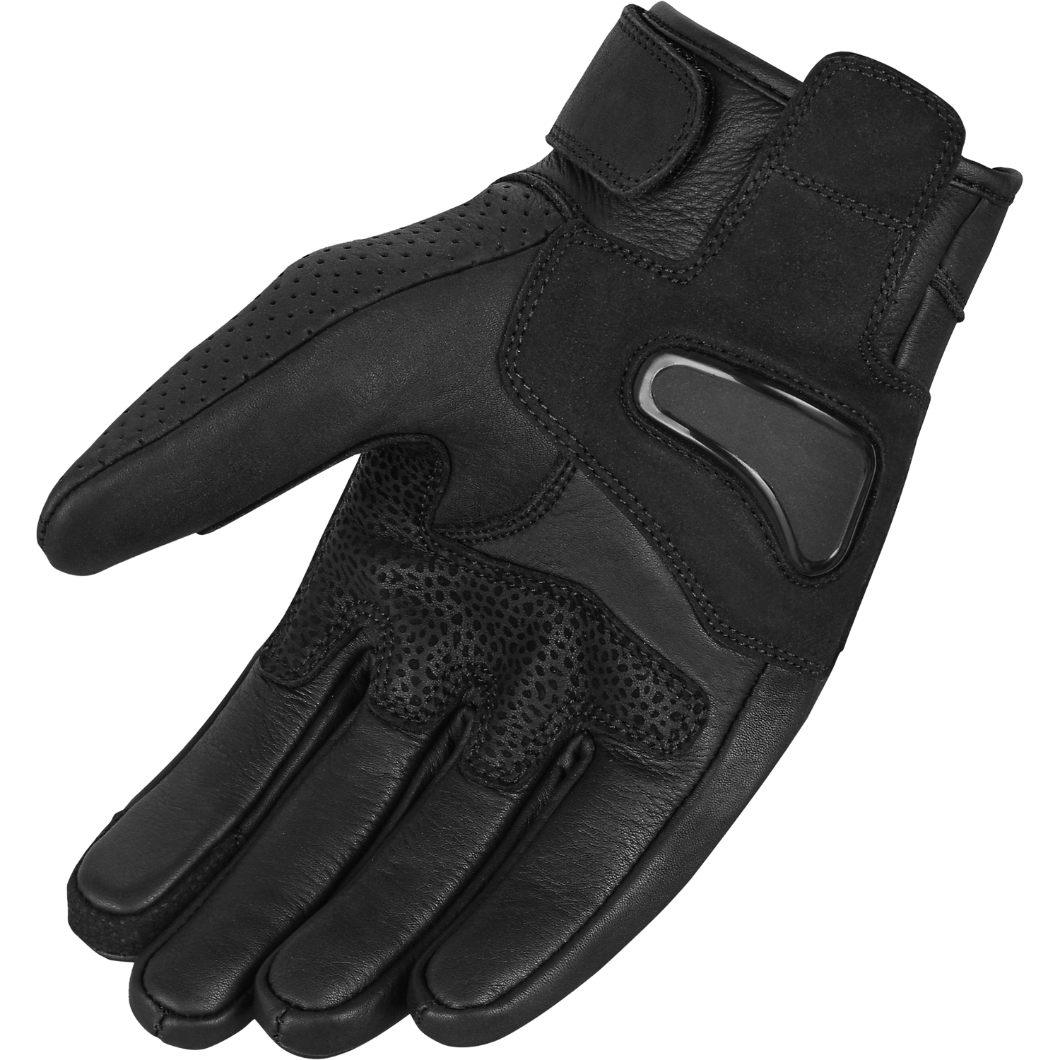 ZeeMen's AC–02 Protective Armor Black Leather Gloves