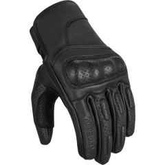 ZeeMen's AC–02 Protective Armor Black Leather Gloves