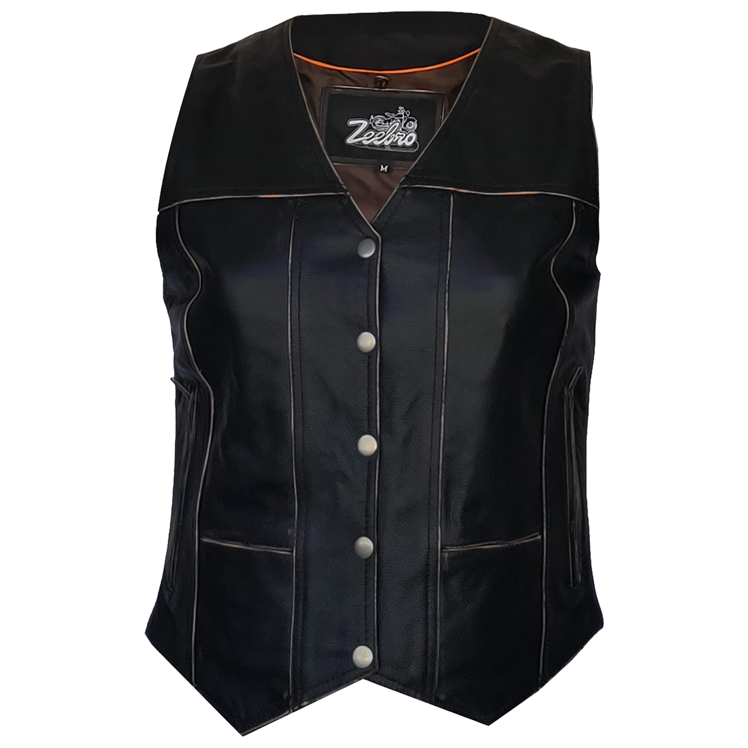 ZeeWomen's WX–231 Waxed Leather Women's Vest