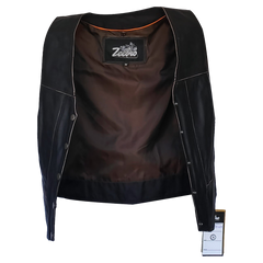 ZeeWomen's WX–231 Waxed Leather Women's Vest